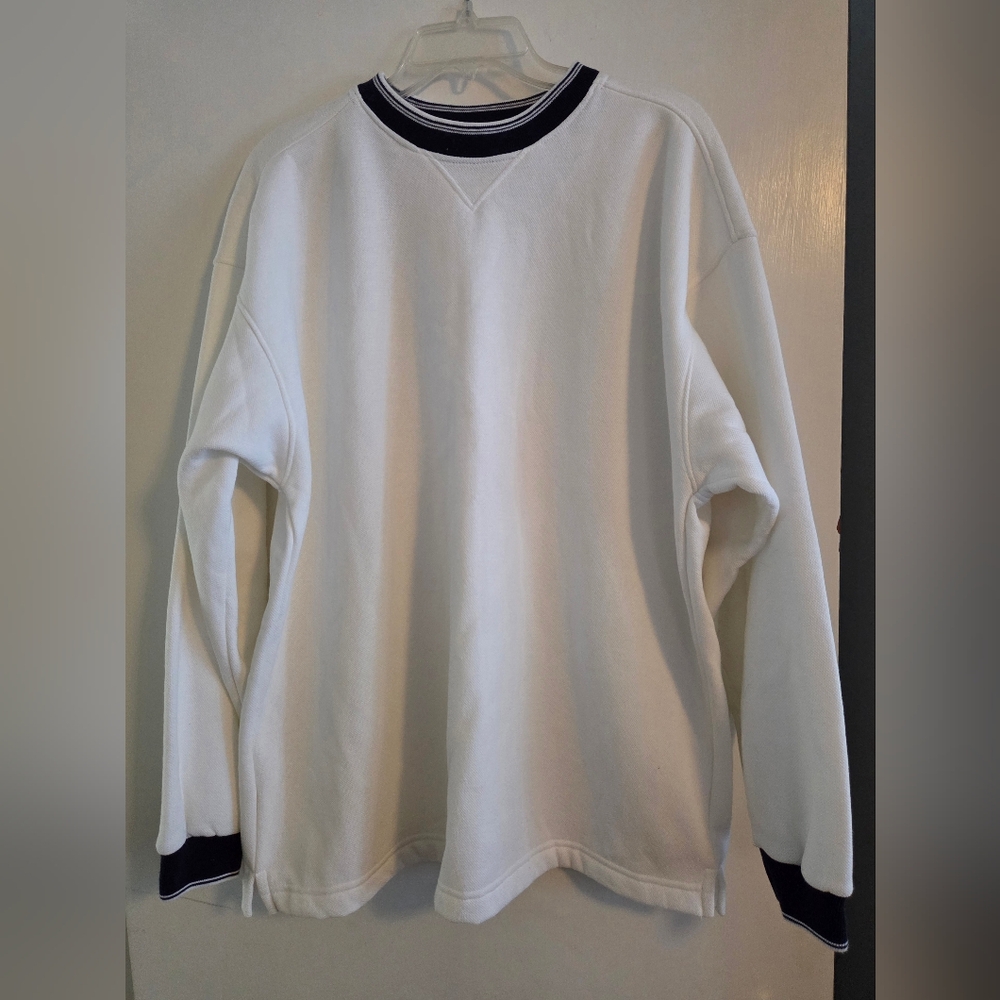 NWOT 90s! Diport USA White Sweatshirt